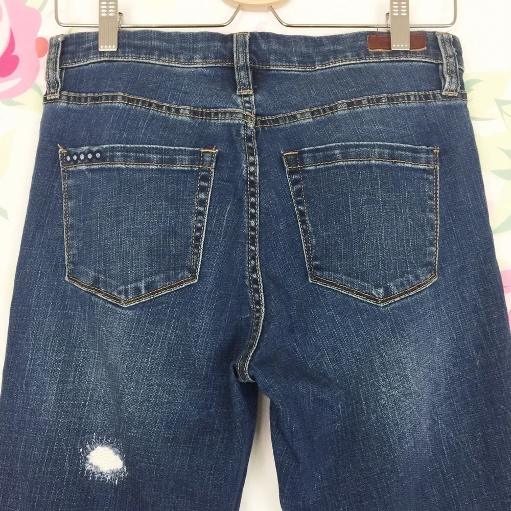 Blank NYC Midrise Distressed Skinny Denim Jeans 28 - Picture 6 of 7